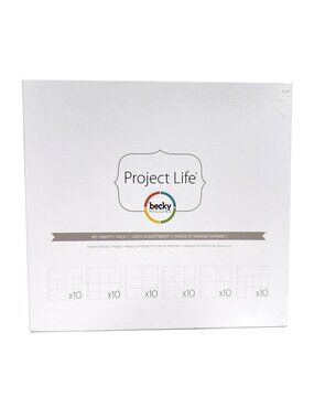New Project Life Becky Higgins Big Variety Pack 1 Lot of 60 Pocket Pages 12x12